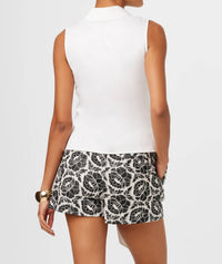 Toccin - Katherine Sleeveless Tie Front Top