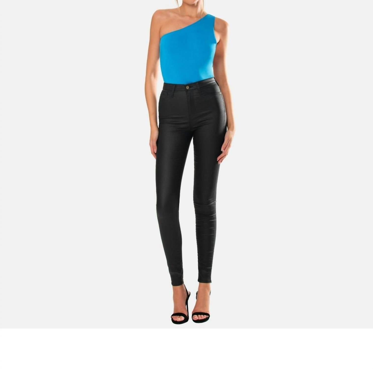 Ow Collection - Ezra Asymmetrical Bodysuit Back Cut Out