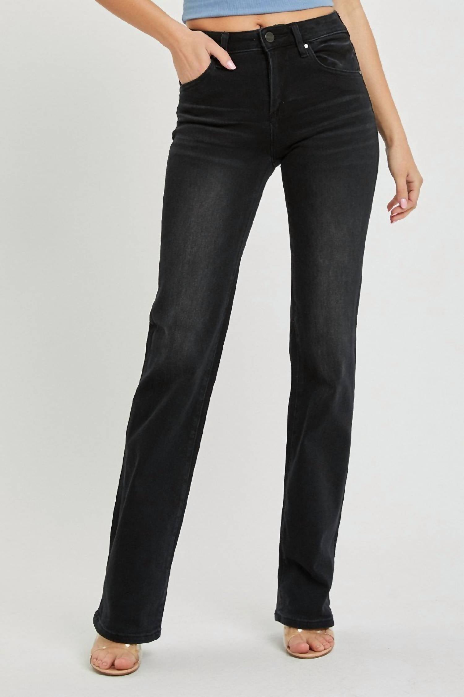 RISEN Mid-rise Slim Straight Jean - women's jeans