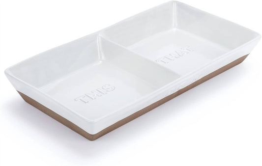 Demdaco - This That Divided Serving Dish