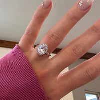 Starlette Women's Hepburn Engagement Ring in silver - women's jewelry - alternate view