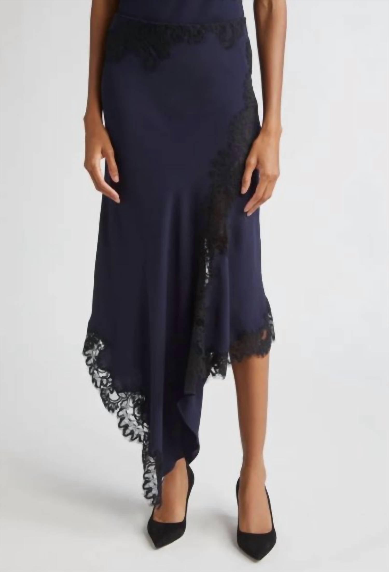 Veronica Beard - Hartley Asymmetrical Lace Skirt