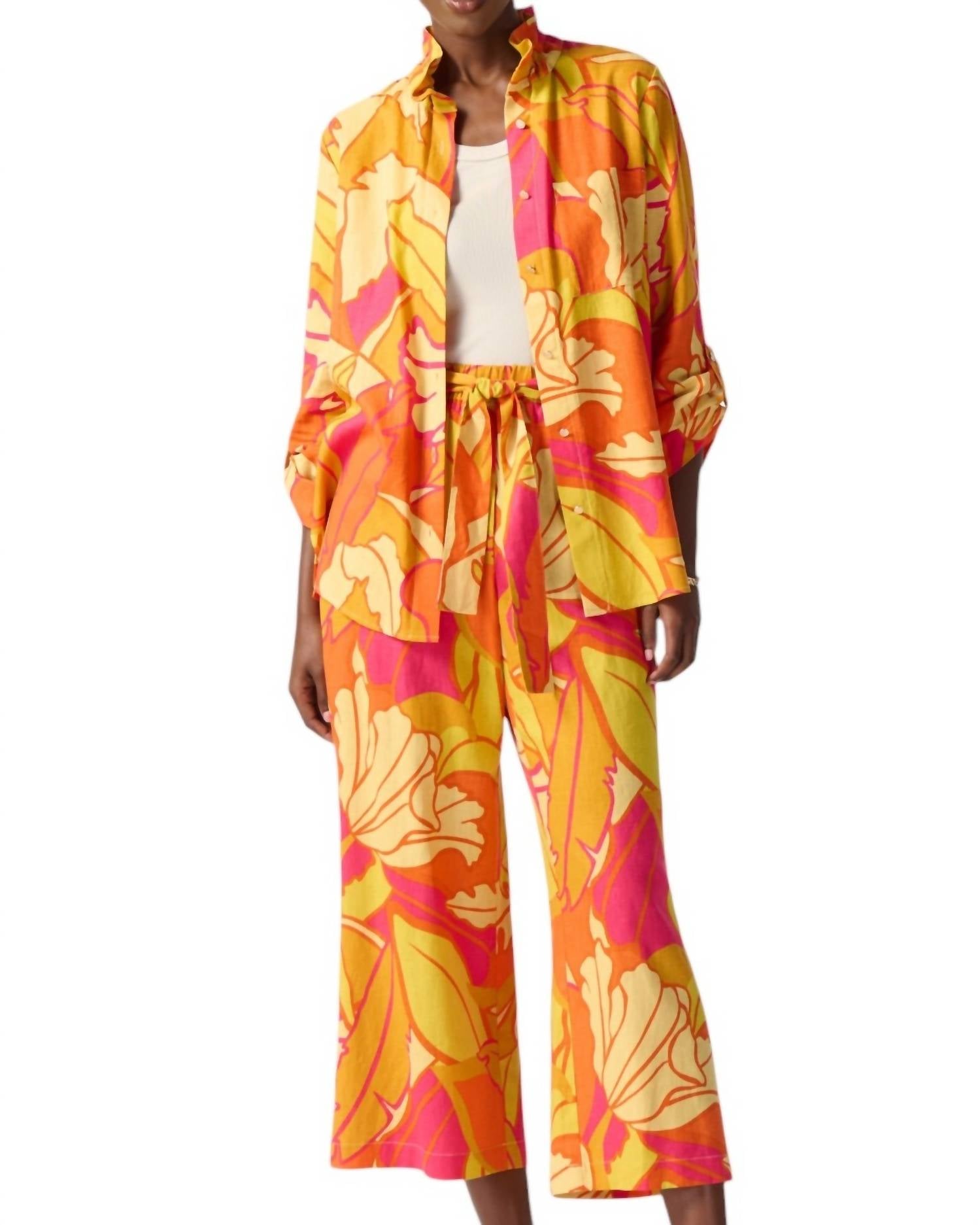 Joseph Ribkoff - Tropical Print Blouse