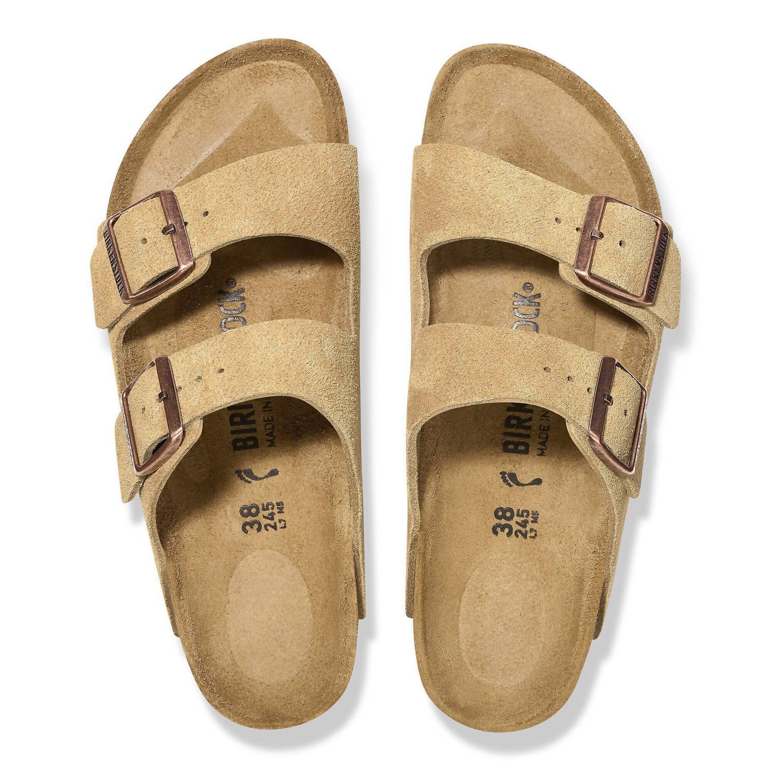 Birkenstock - Women's Arizona Suede Leather Sandals