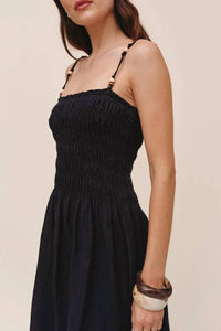 Bella Dahl - Smocked Dress With Beaded Straps