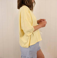 Sewn And Seen - Oversized Button Front Top