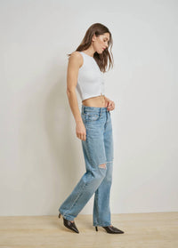 Favorite Daughter - Tommy Low Slung Straight Jeans