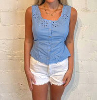 Adeline - Ellie Eyelet Top