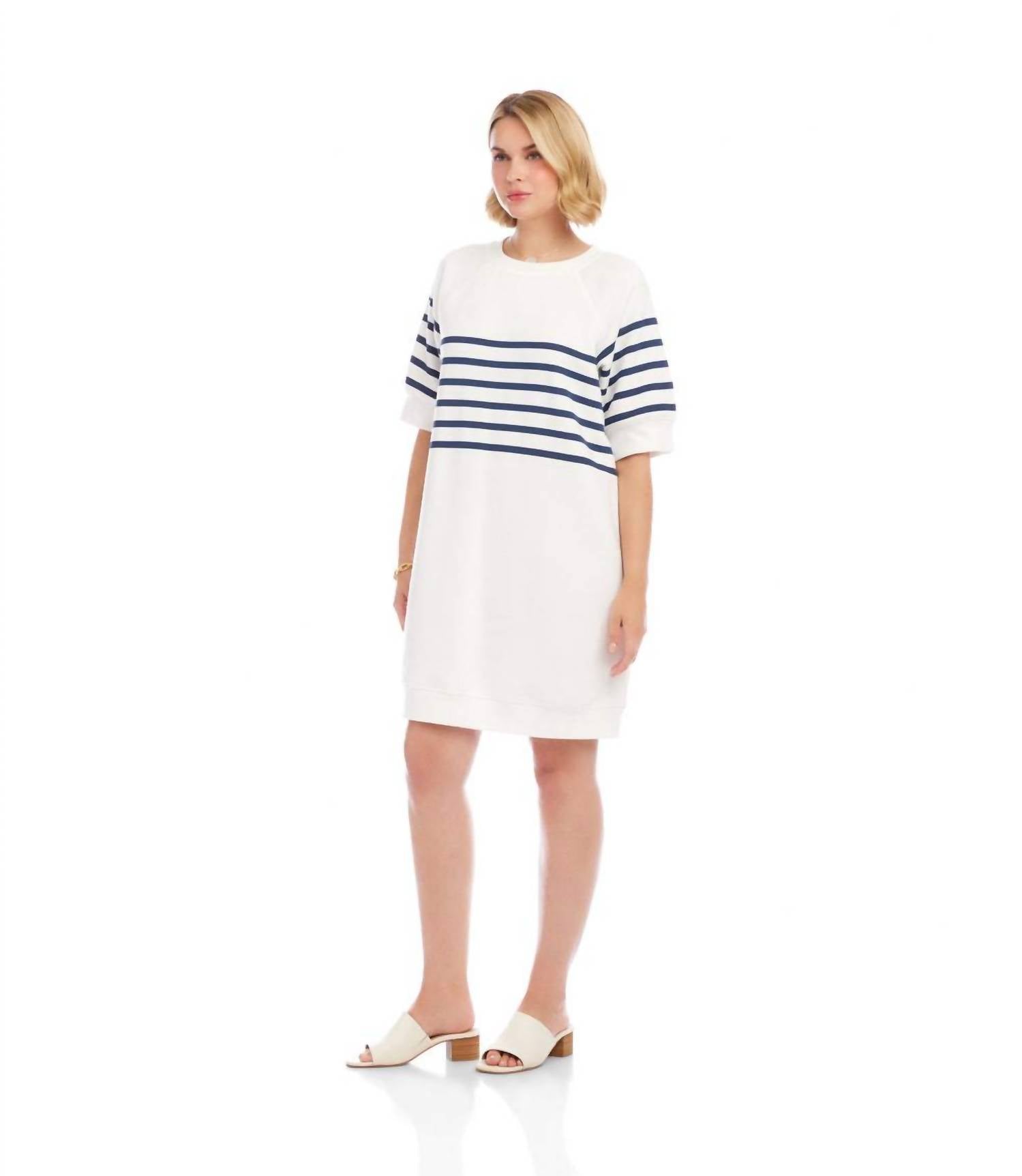 Karen Kane - Stripe Raglan Sleeve Dress