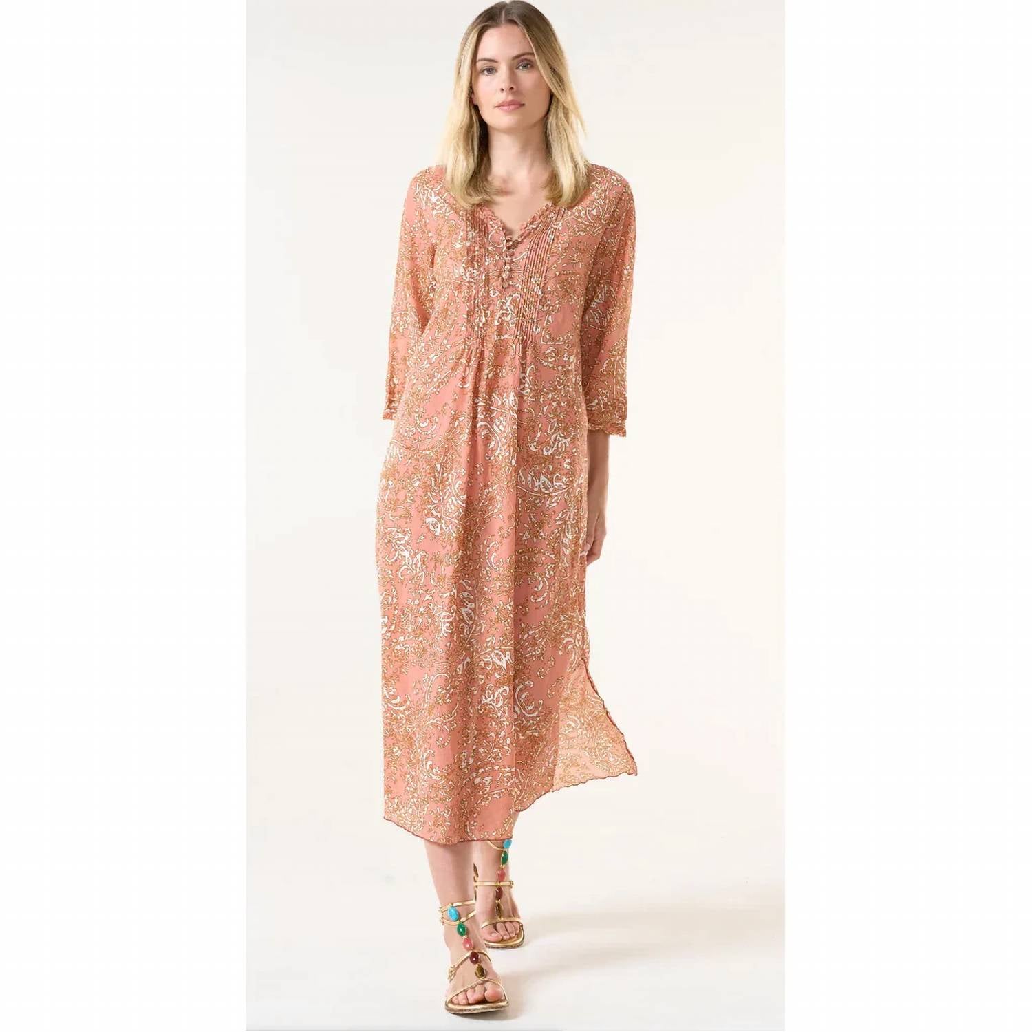 Oneseason - Costa Brava Long Poppy Dress