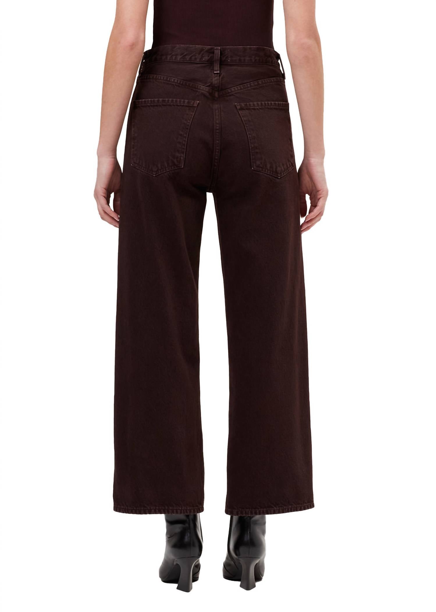 Agolde - Women's Ren Wide Leg Bottom Jeans