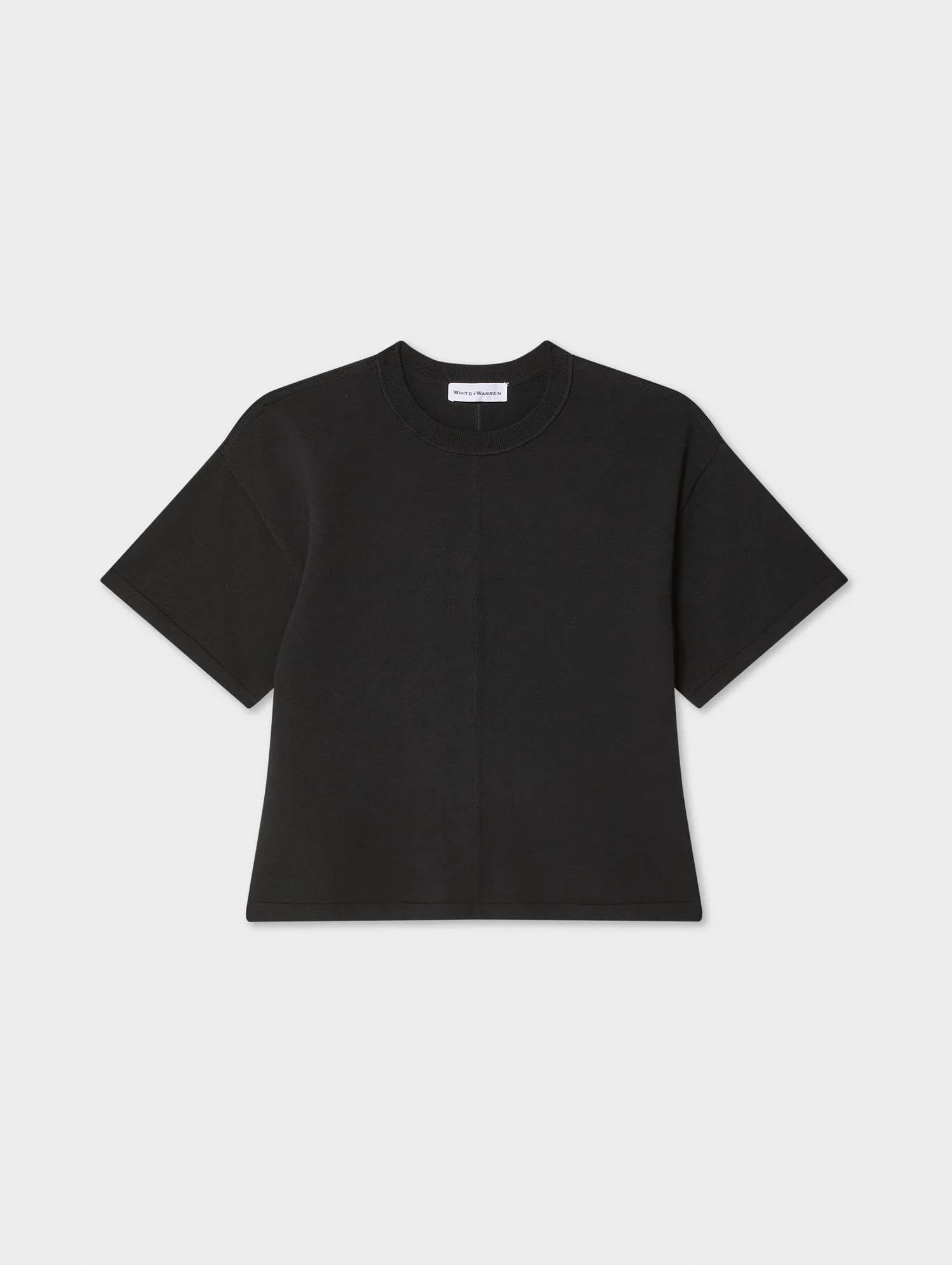 White + Warren - Superfine Organic Cotton Waisted T Shirt