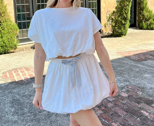 Peach Love - Luxe Cloud Bubble Skirt