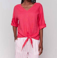 Charlie B - Tie Front Top
