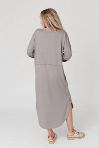 Three Bird Nest - Meadow Long Sleeve Slit Maxi Dress