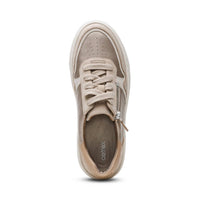 Aetrex Women's Leigh Arch Support Platform Sneaker in tan multi - women's sneaker - view 5