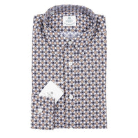 Luigi Borrelli Napoli - Men's Slim-fit Patterned Cotton Shirt