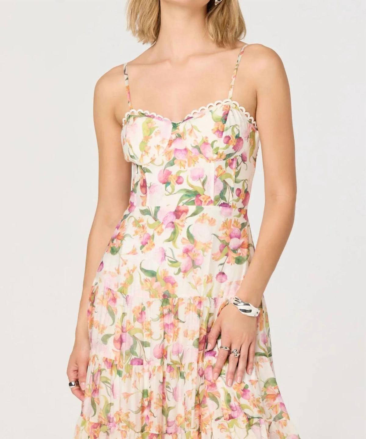 Astr - Lianna Bustier Maxi Dress