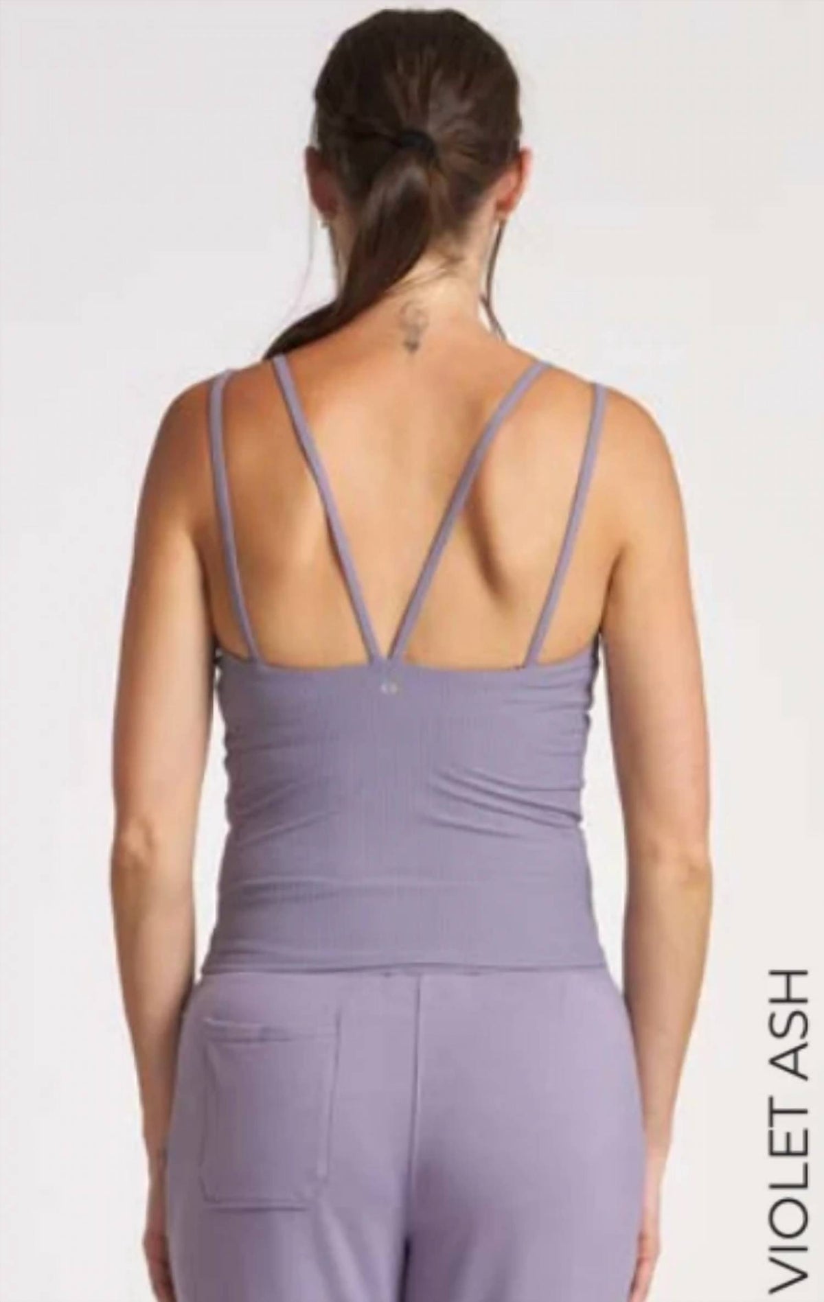Thrive Societe - Women's Grid Double Strap Longline Bra