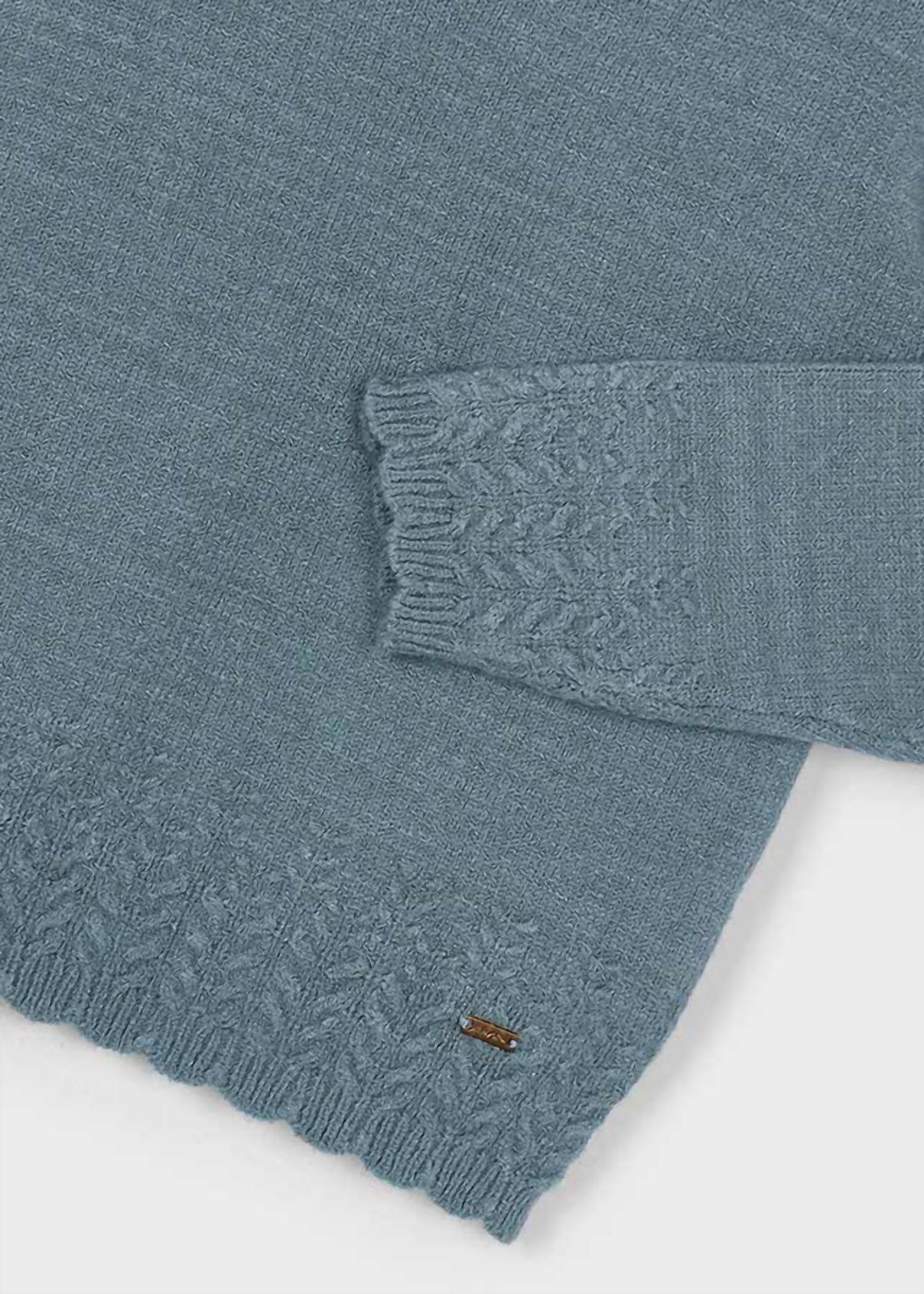 Mayoral - Girl's Soft Pointelle Sweater