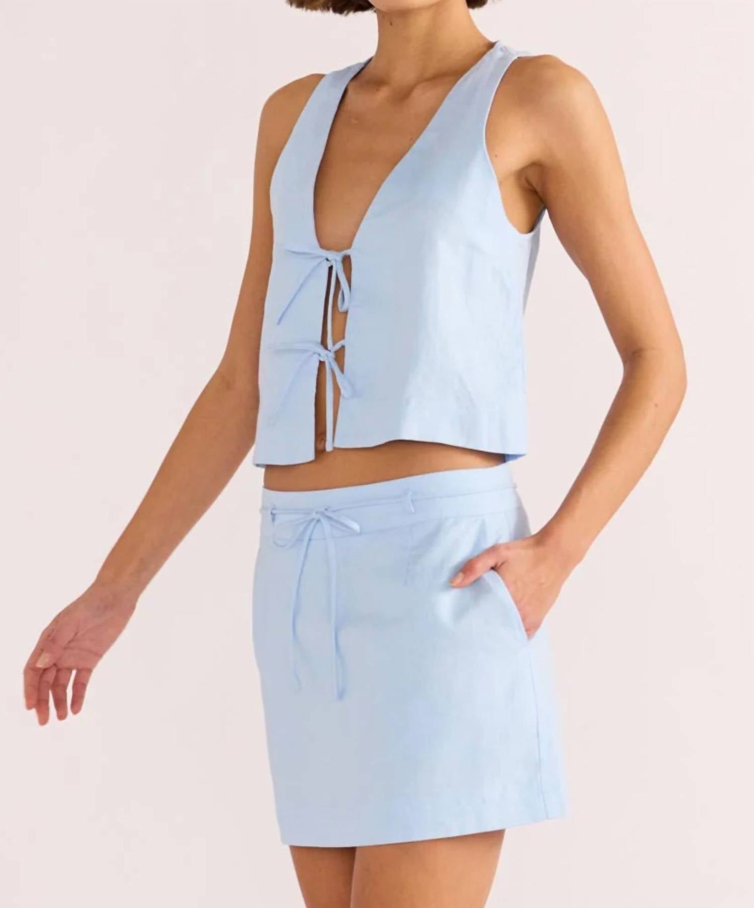 Minkpink - Pandora Tie Crop Top