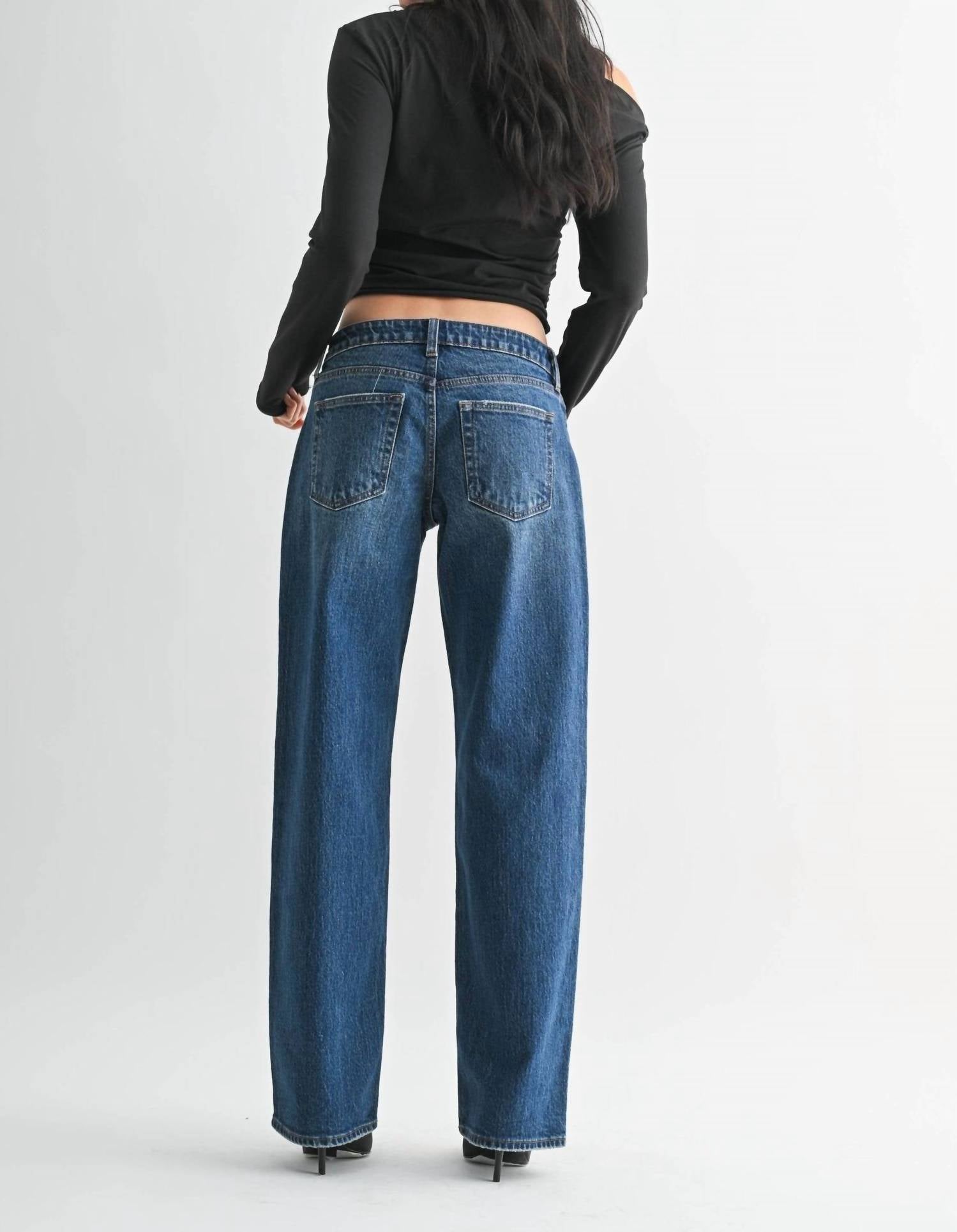 Jbd. - Low Rise Studded Baggy Jean