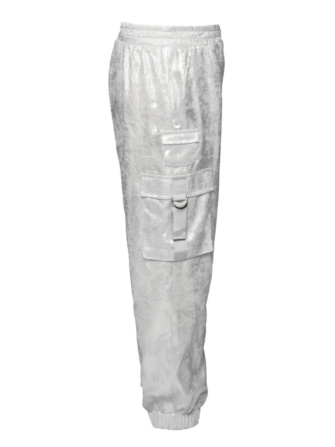 Hannah Banana - GIRL'S METALLIC CARGO POCKET JOGGER PANTS