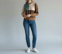 Kathie K - Crew Neck Knit Sweater