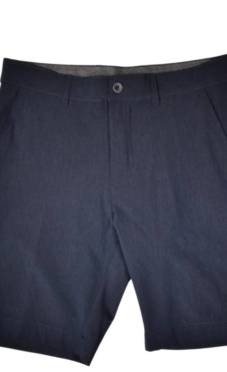 VINTAGE 1946 Men's Micrograph Golf Short in navy - men's shorts - detail view
