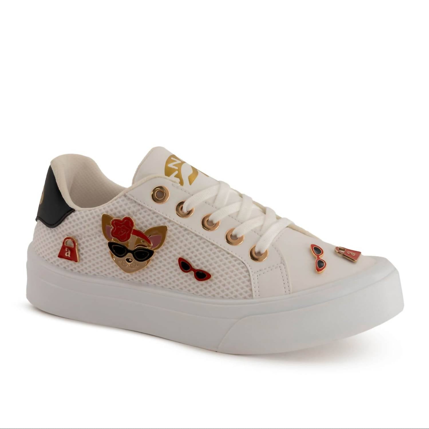 Andrea Women's Casual Sneakers in white 1 - women's sneaker