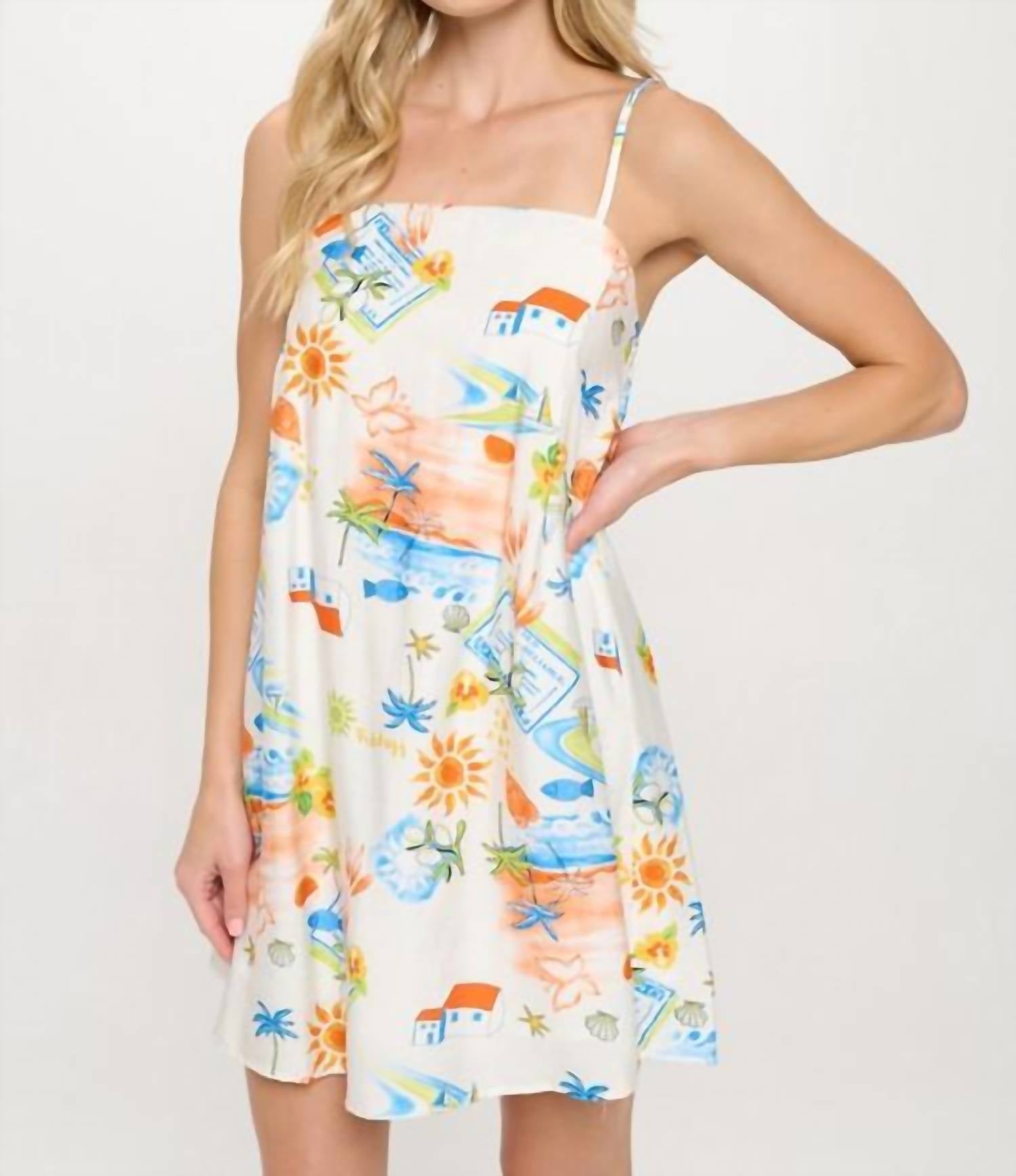 Meet Me In Santorini - Mediterranean Daydream Dress