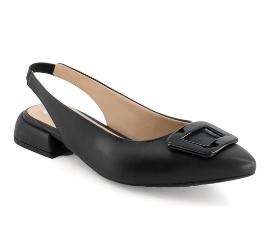 Andrea - Women's Elastic Slingback Flats