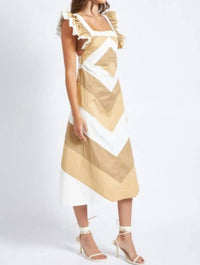 En Saison - Linen Blend Midi Dress