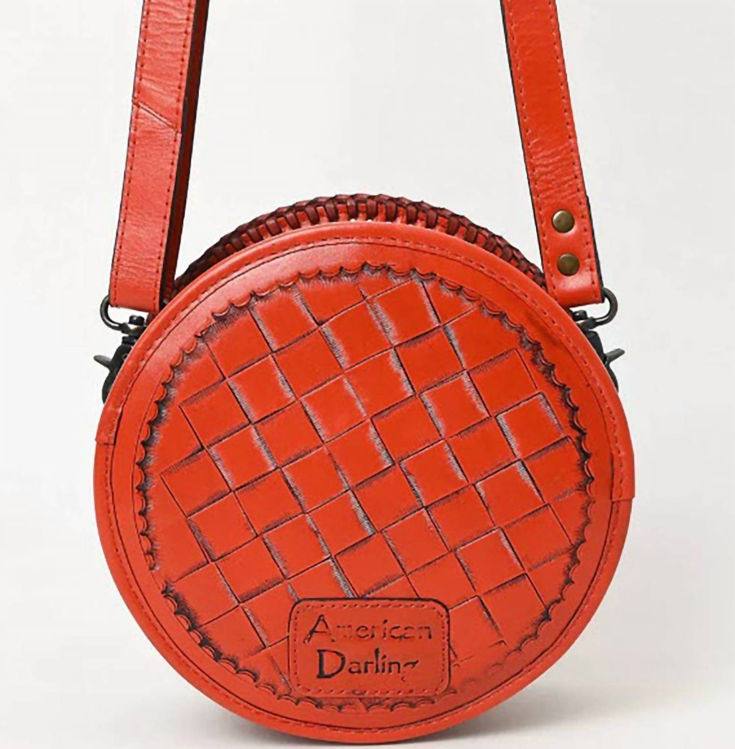 American Darling Women's Canteen Bag in red - women's bag - detail view