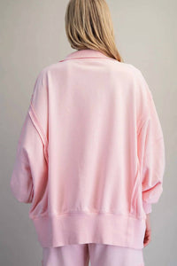 Free People - The Lucy Washed Long Sleeve Pullover