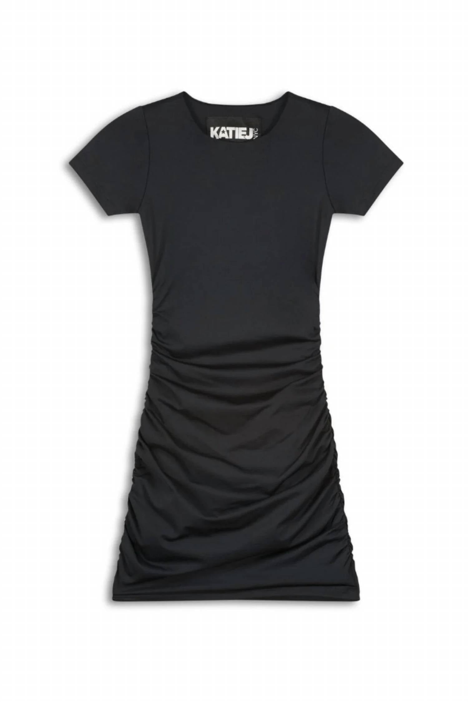 Katie J Nyc - Riley Ruched T-shirt Dress