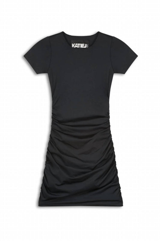Katie J Nyc - Riley Ruched T-shirt Dress