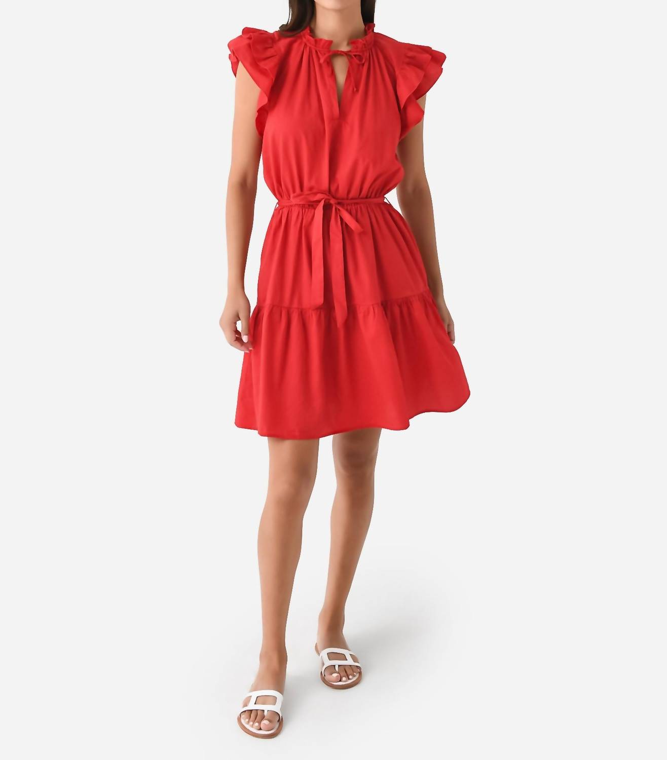 Starkx - Austin V Neck Mini Dress