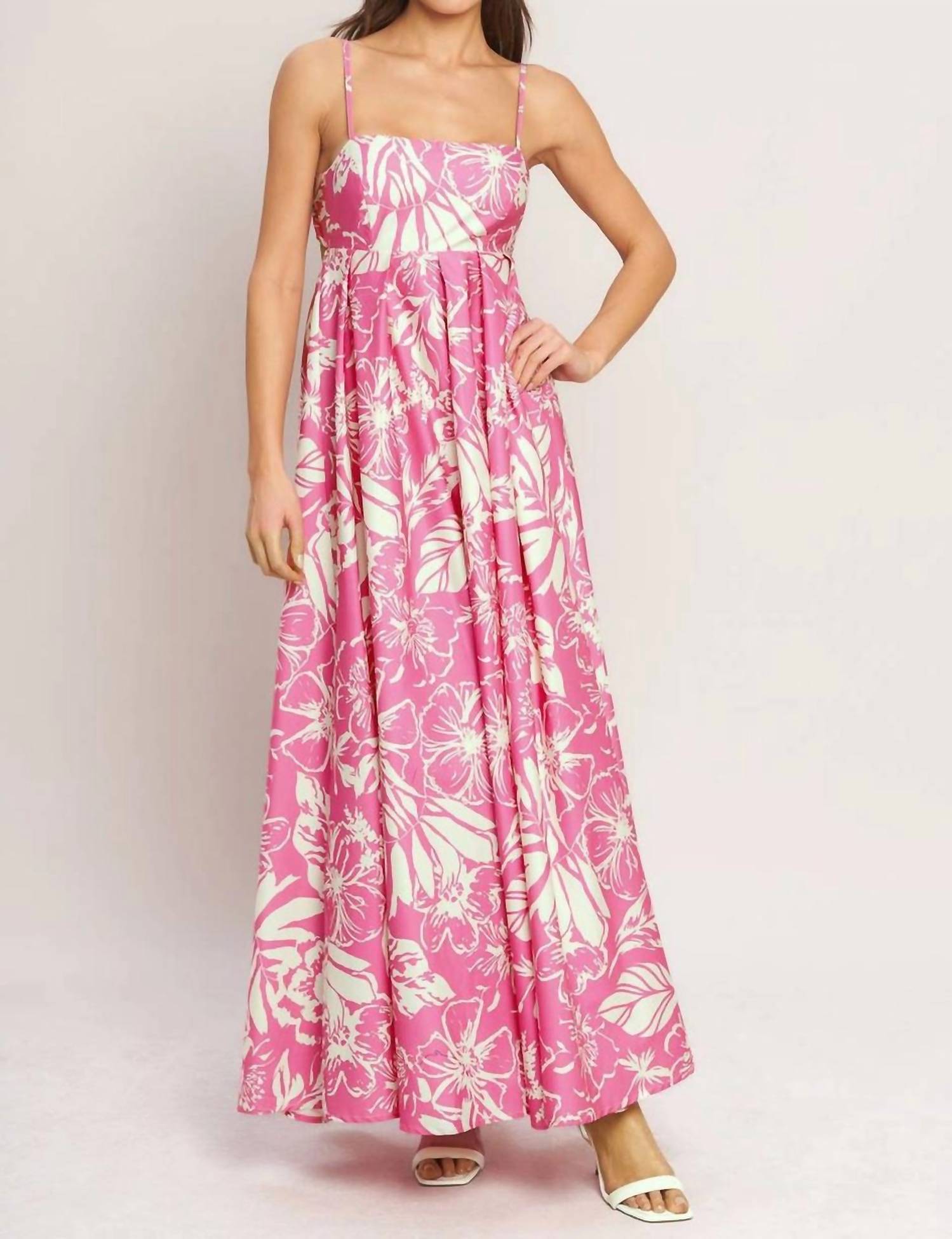 Flying Tomato - Open Back Maxi Dress