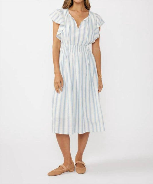 Lovestitch - Split Neck Smocked Dress