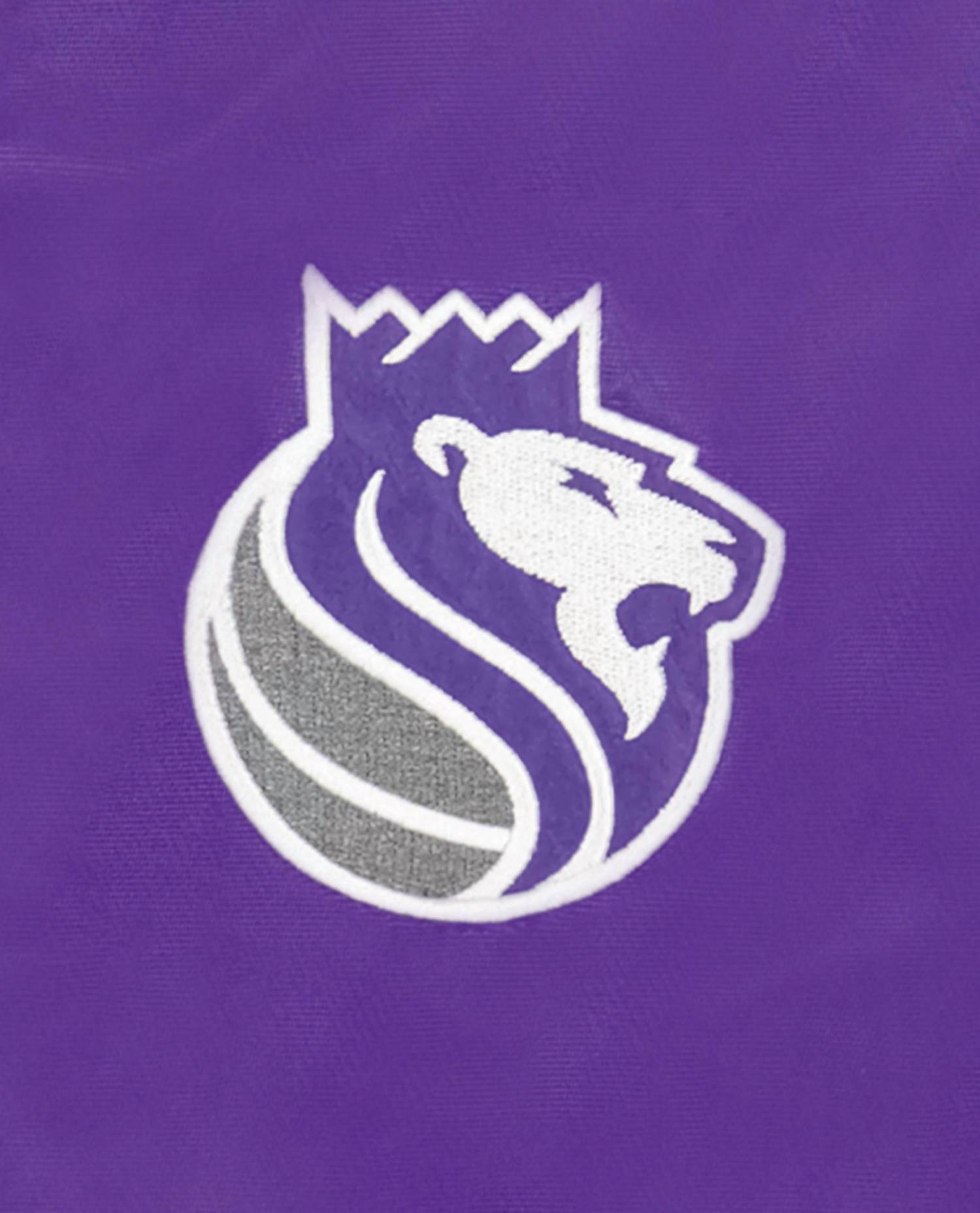 Starter - Womens Sacramento Kings Varsity Satin Full-snap Jacket