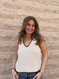 Z Supply - Yessina Whipstitch V-neck Tank Top