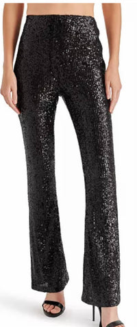 STEVE MADDEN cintrine sequin flared pant - women's pants