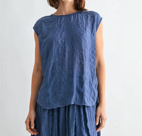 Fun 2 Fun - Madison Crinkle Satin Top