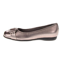 Trotters Women's Sizzle Ballet Flat in pewter - women's flats - detail view