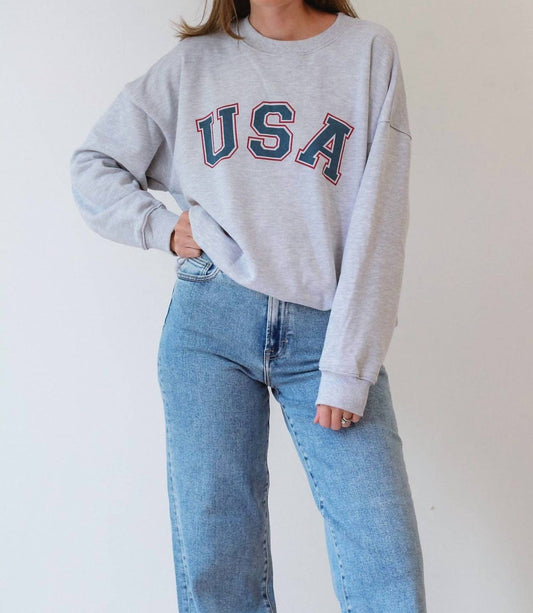 Le Lis - USA Graphic Sweatshirt