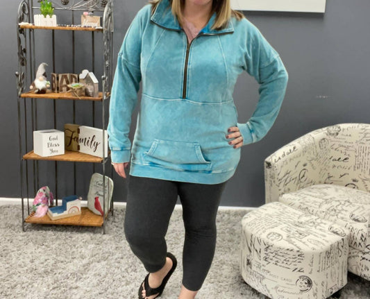 Michelle Mae - Vintage Wash Half-Zips