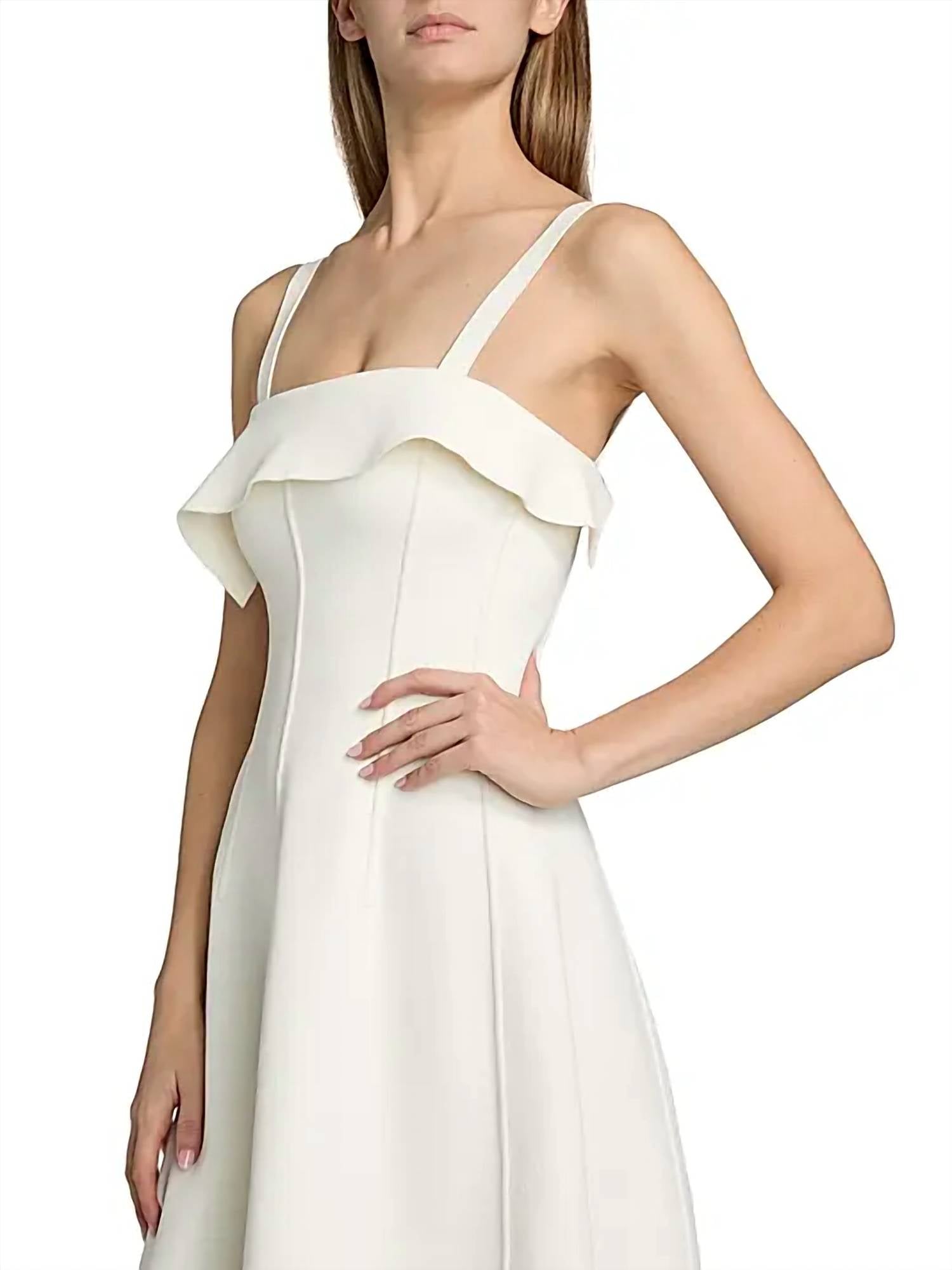 Proenza Schouler - Blanca Compact Ruffle Dress