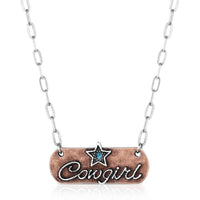 Montana Silversmiths - Women's Rustic Cowgirl Bar Necklace