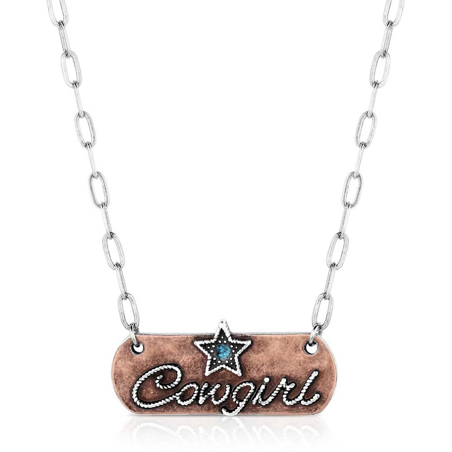 Montana Silversmiths - Women's Rustic Cowgirl Bar Necklace